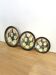 Vintage Hand-Painted Clay Plates: 1970s Yugoslavian Floral Wall Decor