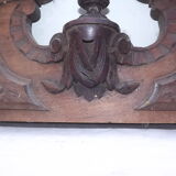 Pediment XIXth Walnut