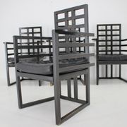 Set of Four Josef Hoffmann Armloffel Chairs Made By Wittmann,Austria