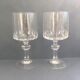 Set de 10 verres à vin en cristal taillé