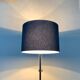 Blue tripod floor lamp from the mid-century German space age by Staff Leuchten, 1960s.