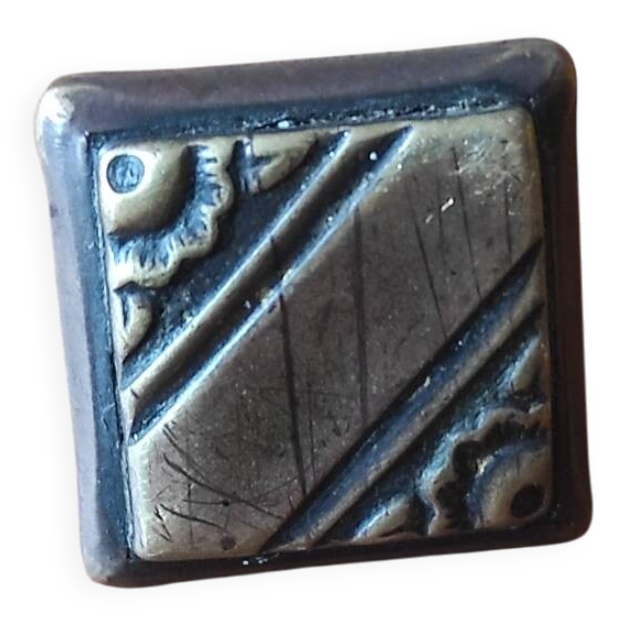 Art Deco style metal furniture handle