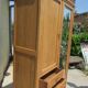 Armoire penderie des années 50 en orme