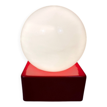 Lampe vintage de table/mur – porcelaine et opaline