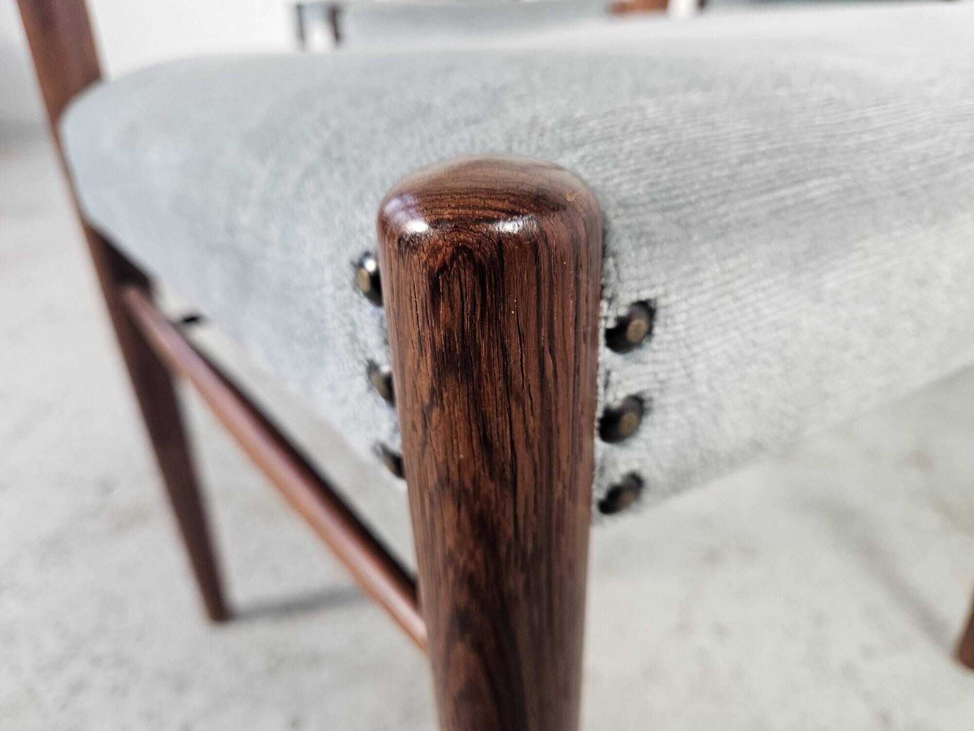 6 Scandinavian chairs in rosewood by Kai Lyngfeldt Larsen