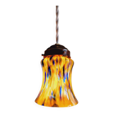 Murano glass pendant/light (2 available), mid-century