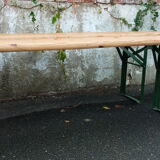 Pair of vintage community folding benches