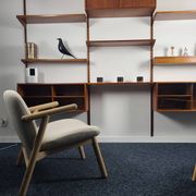 Modular bookcase vintage teak Danish, Designed by Kai Kraistensen for FM Mobler