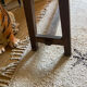 Solid oak bench
