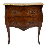 Curved chest of drawers