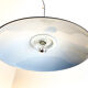 Chandelier in brass and black lacquered metal, Italy 70's