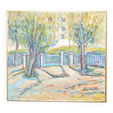 Swedish Oil on Canvas – “Sapri, Italy” by Gunnar Ingemar Erixon