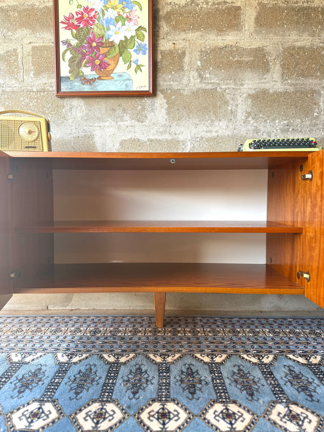 Enfilade scandinave vintage en teck, 1970
