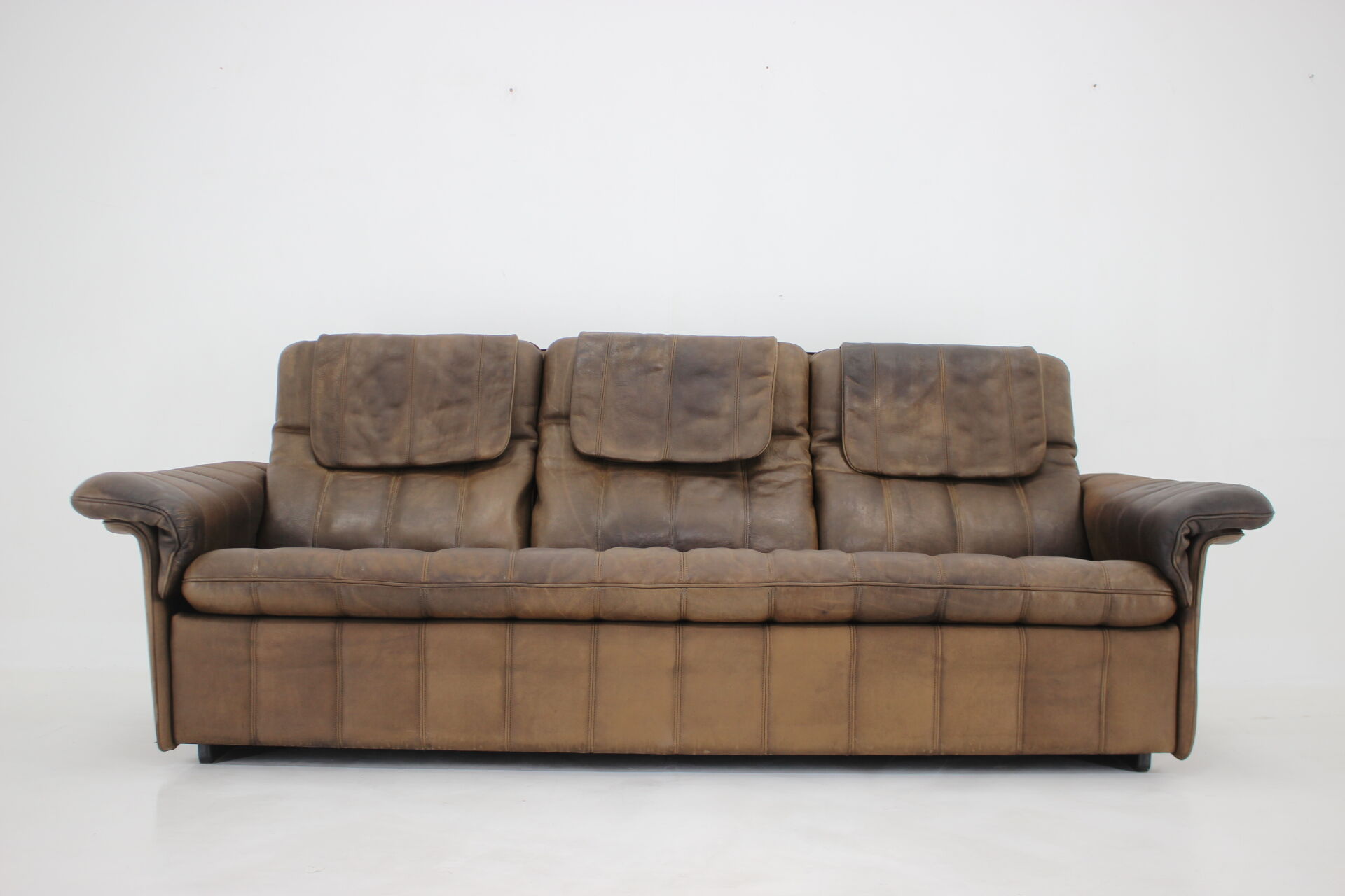 1980s De Sede Brown Leather Sofa, Switzerland