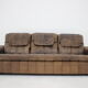 1980s De Sede Brown Leather Sofa, Switzerland