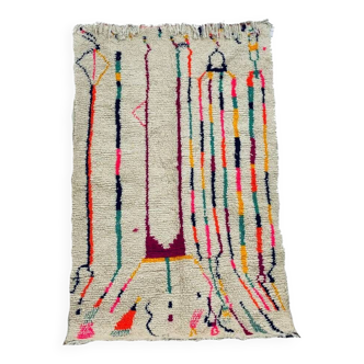 Handmade Moroccan Berber rug 186 X 122 CM