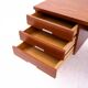 Teak desk, Eigil Petersens Mobelfabrik, Denmark, 1970s.