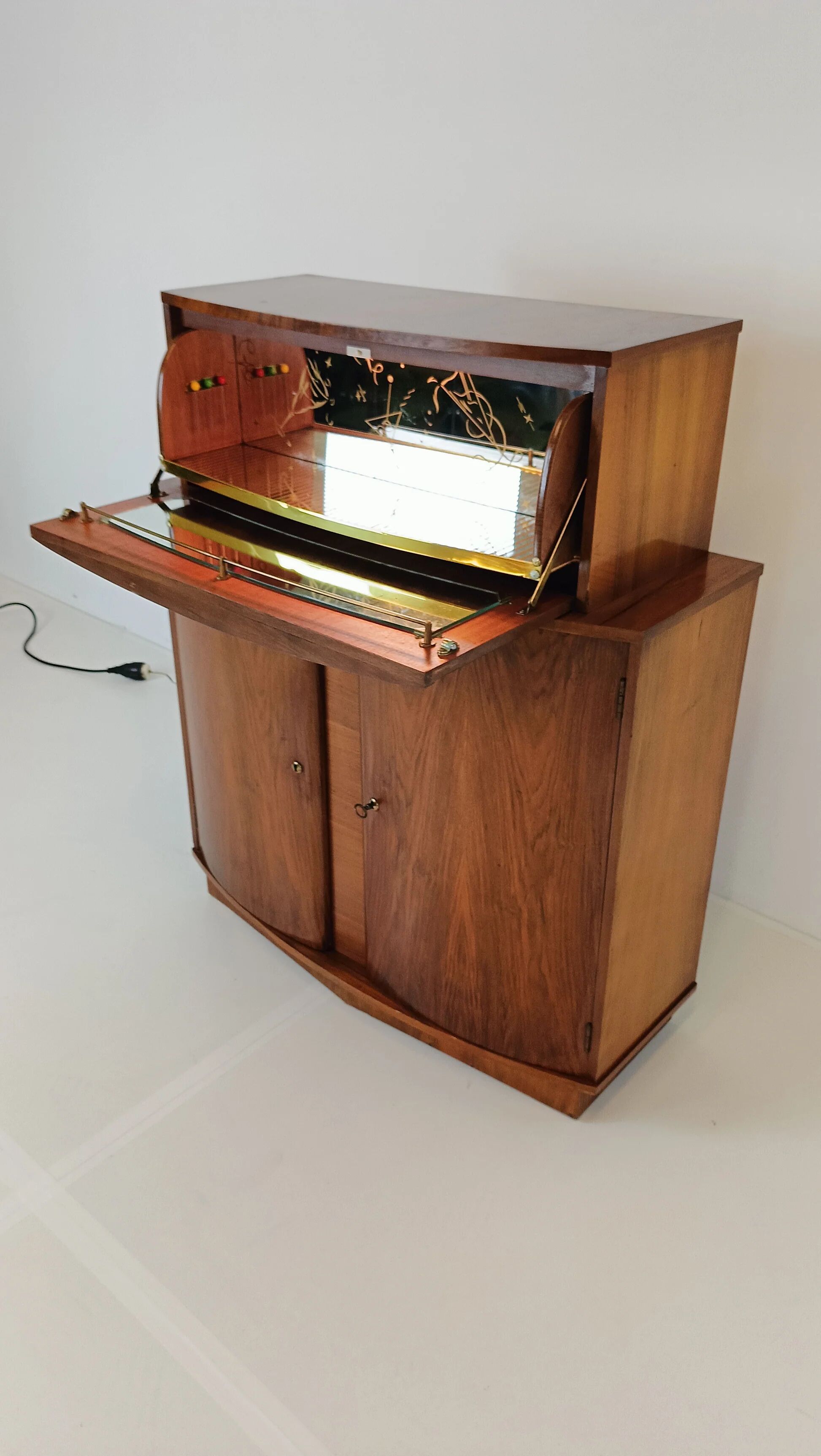 Vintage cocktail bar “Sureline” – George Serlin & Sons (1950s)