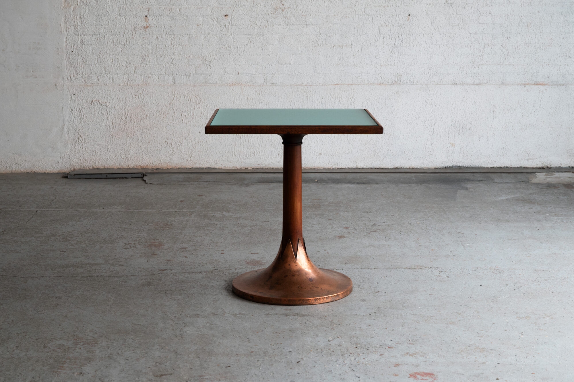Table bistrot art déco, design français, années 1950