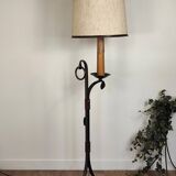 Lampadaire fer forgé Jean-Pierre Ryckaert