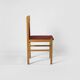 Set of 2 minimalist dining chairs model A-85, Jafameg, Poland, 1960s
