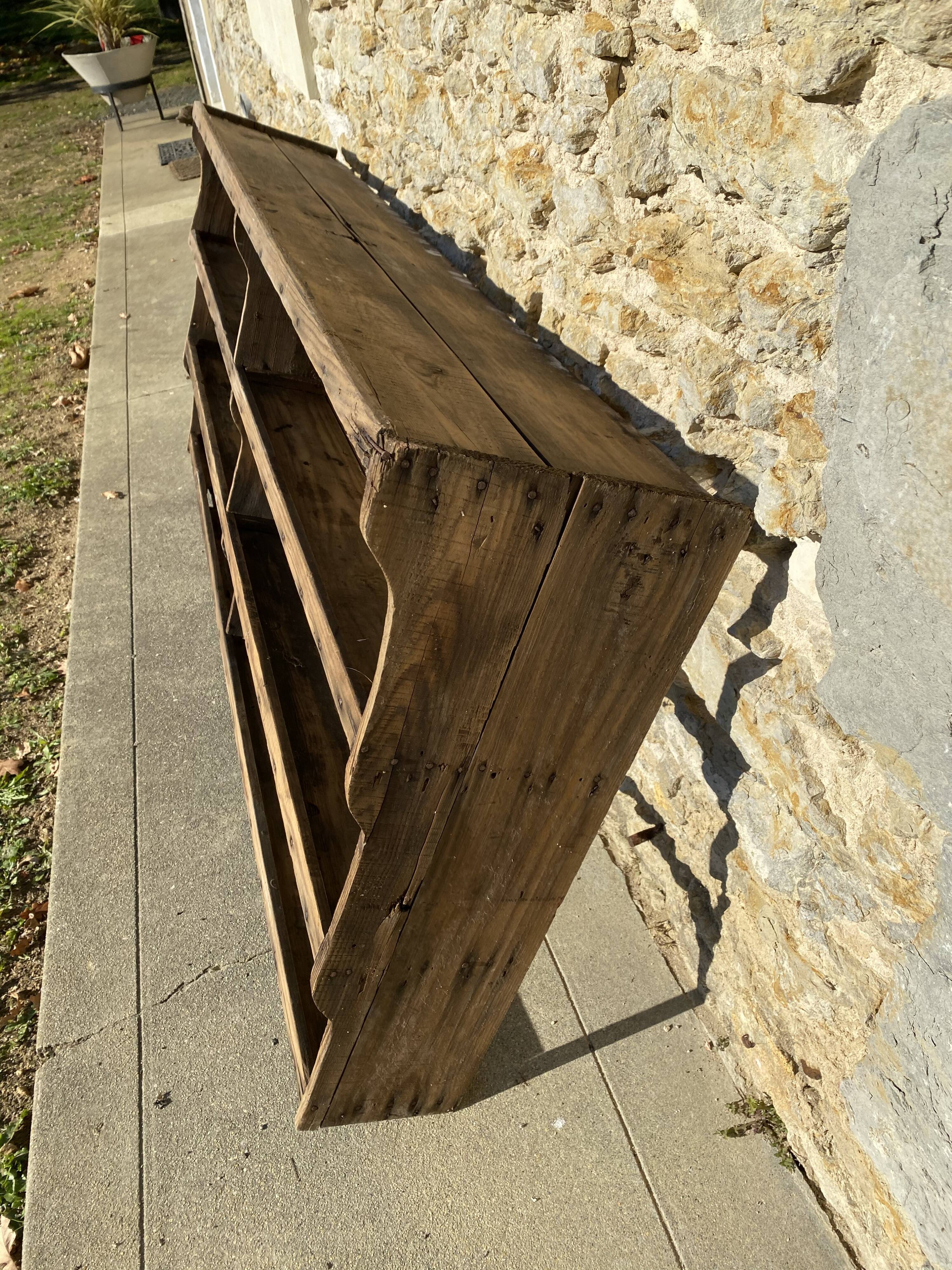 Old kitchen wood shelf tgm