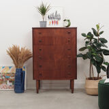 Teak chest of drawers, Danish design, 60s, made in Denmark