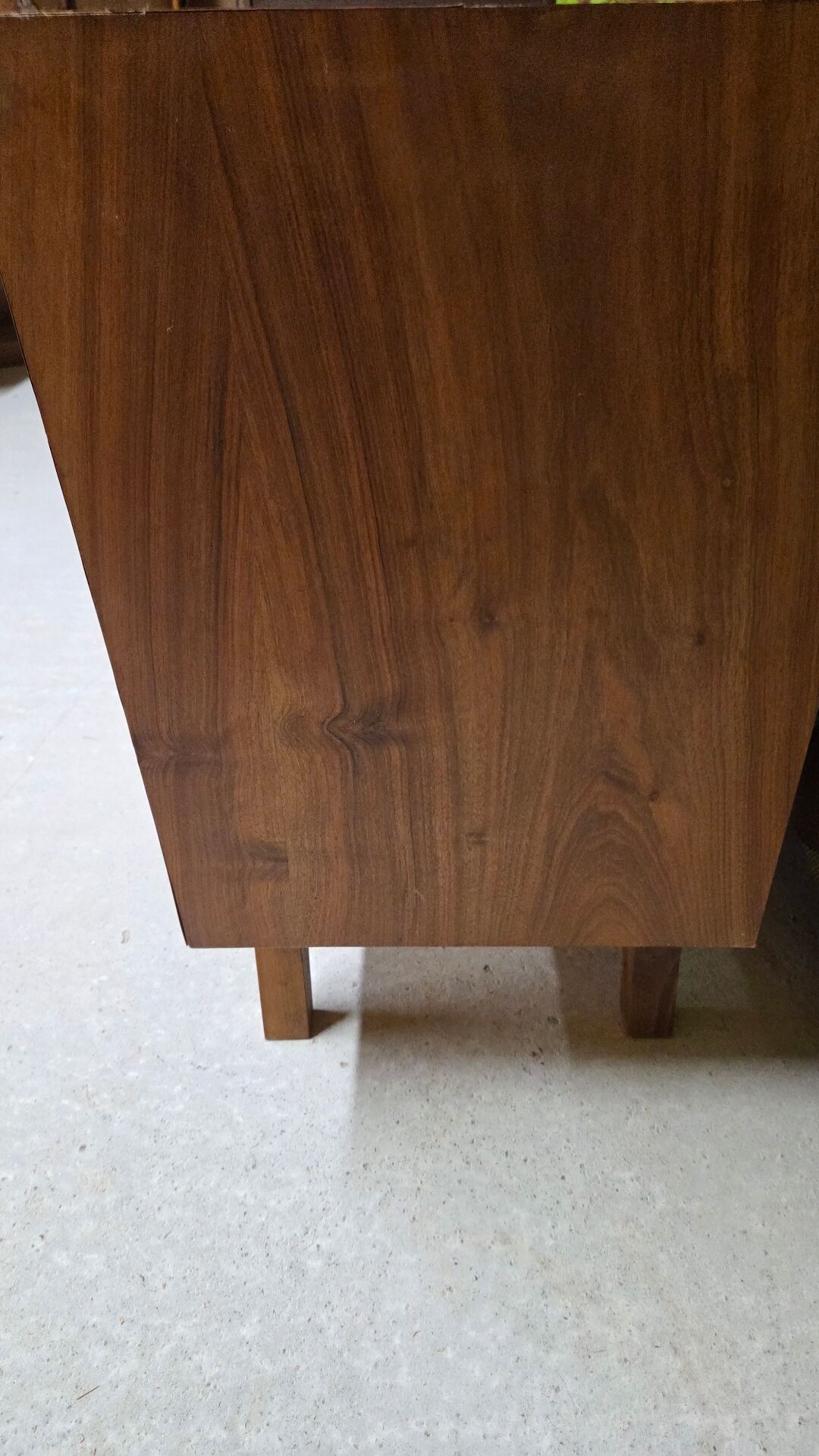 Meuble de rangement vintage en noyer 1960"