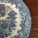 8 blue & white plates