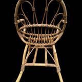 Provencal children's rocking chair from the 50s