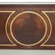 Monumental antique buffet in rosewood Regency with Italian marble.