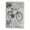 Affiche bicyclette Hirondelle 1953 modèle « porteur »