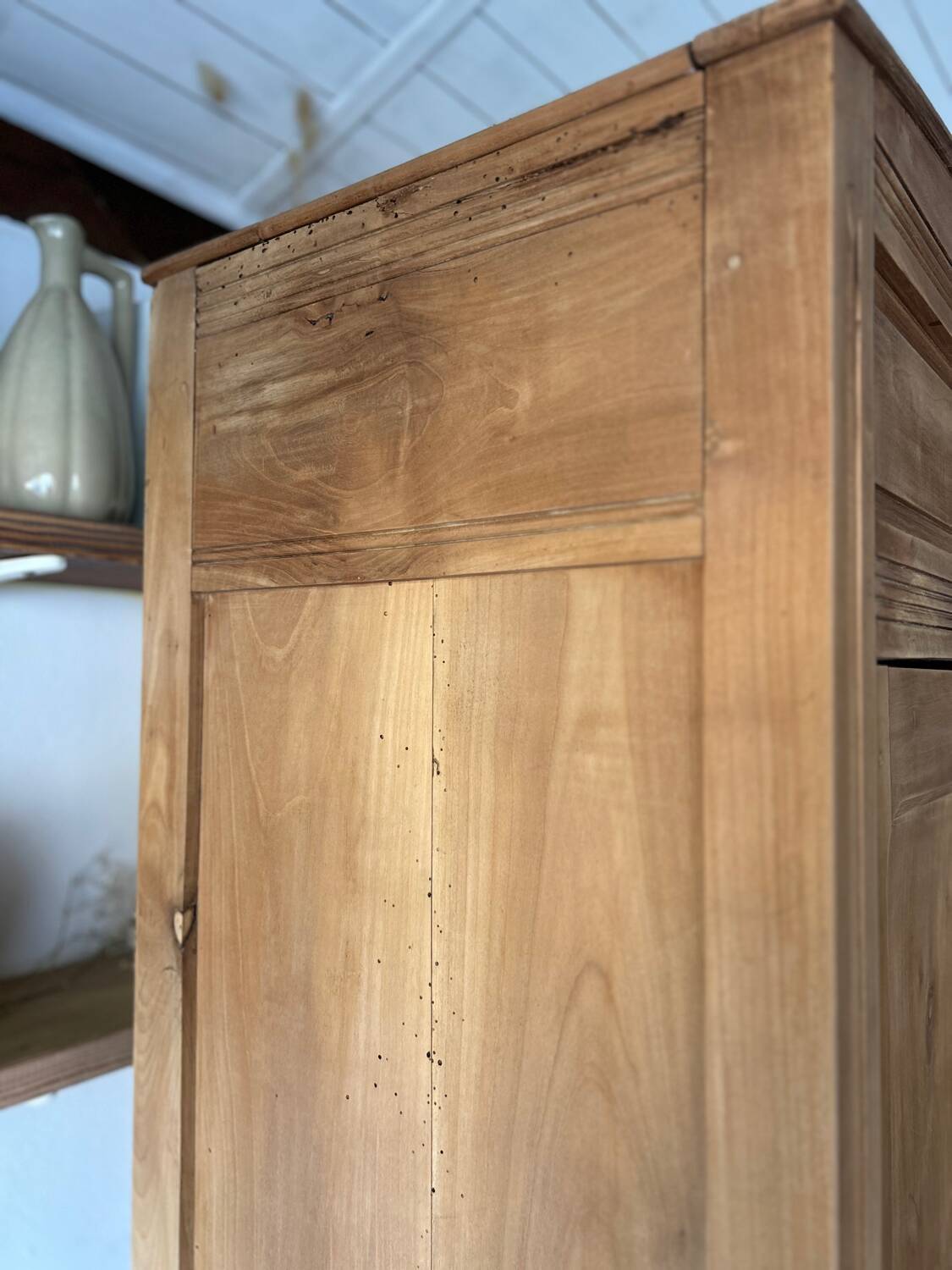 Renovated antique Parisian wardrobe
