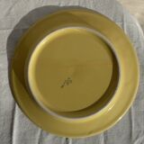 Set of 6 modern yellow dessert plates D19