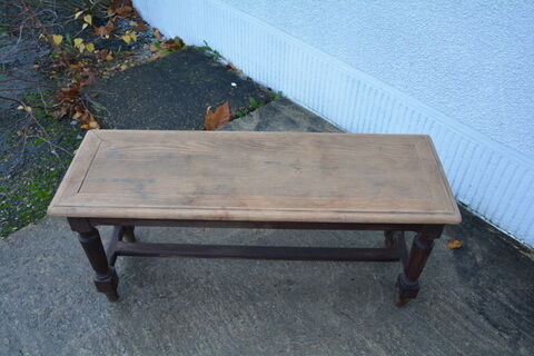 Banc en chêne