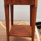 2 old bedside tables in marquetry