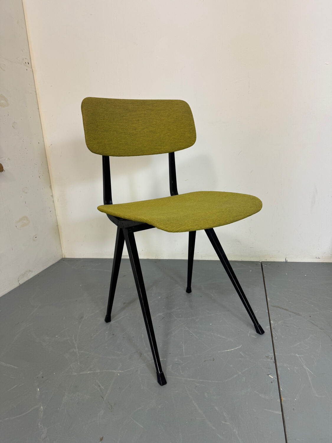 Vintage Mid Century Modernist Industrial Side Desk Chair, 1950