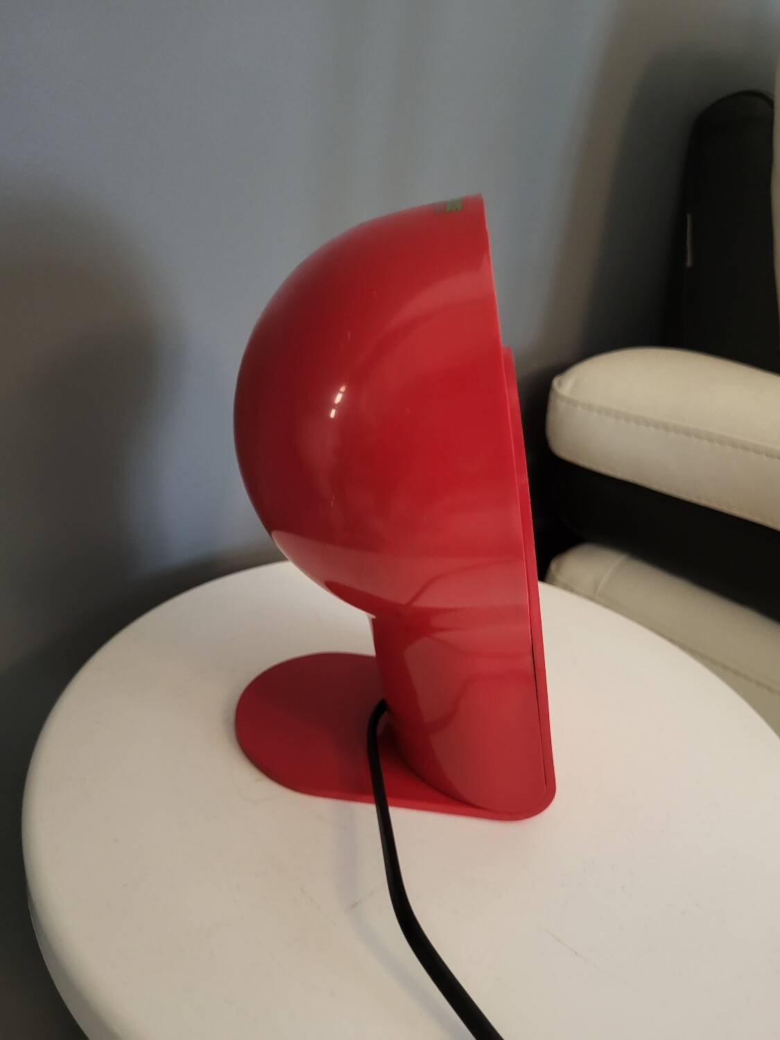 Lampe vintage Panda GUZZINI- Ambrogio Pozzi  rouge