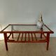 1970s rattan coffee table