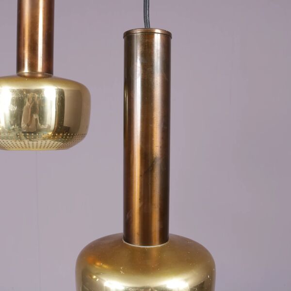 Lampe VL56 en laiton / Vilhelm Lauritzen / Louis Poulsen, Danemark, années 1950