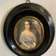 Miniature portrait of a young woman XX century