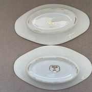 Pair of vintage marine-themed dishes in Berry porcelain.