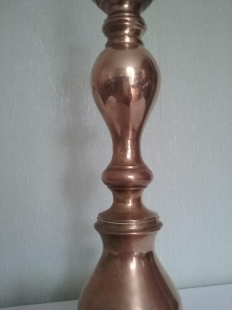 Brass lamp foot in brass 70-80s