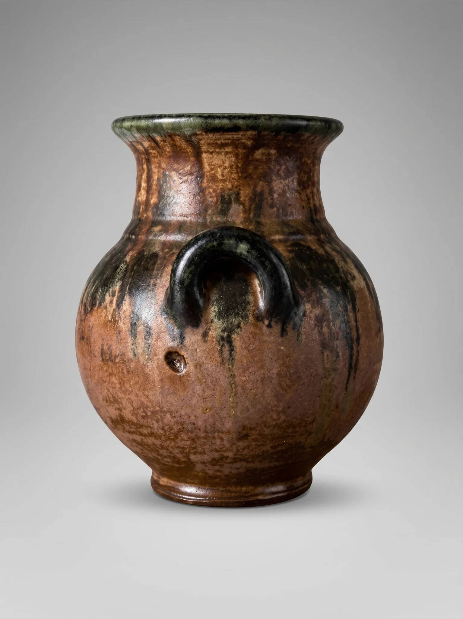 Vase Maurice Pitot en grès émaillé – Belgique – Années 60