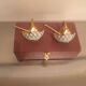 Pair of Limoges salt cellars