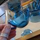 8 lagoon blue cups – 1970s, retro shine