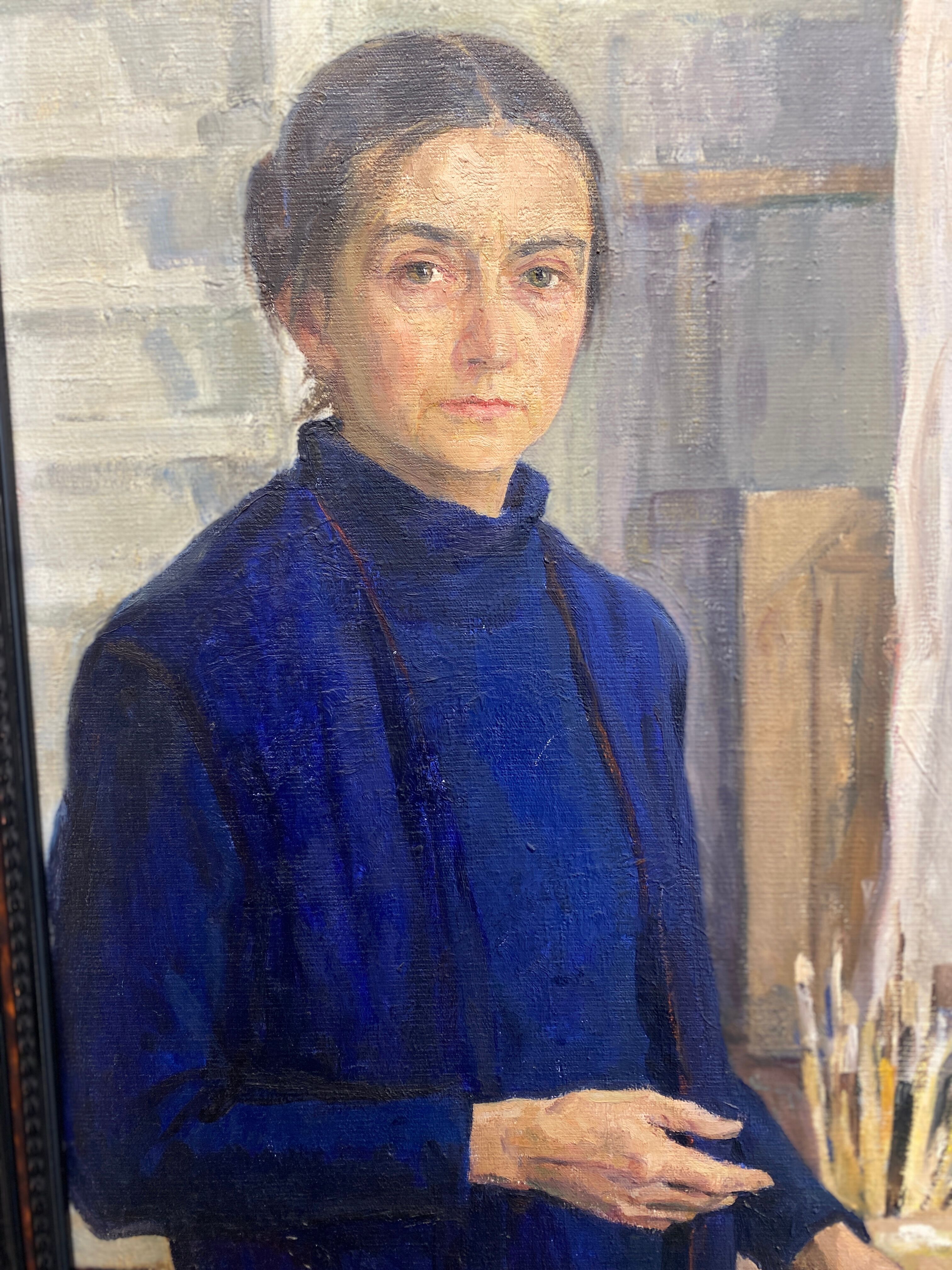 Portrait self-portrait of a Russian artist