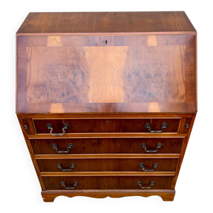 Secrétaire anglais ancien - noyer