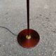 Lampadaire art déco bordeaux coupole dorée