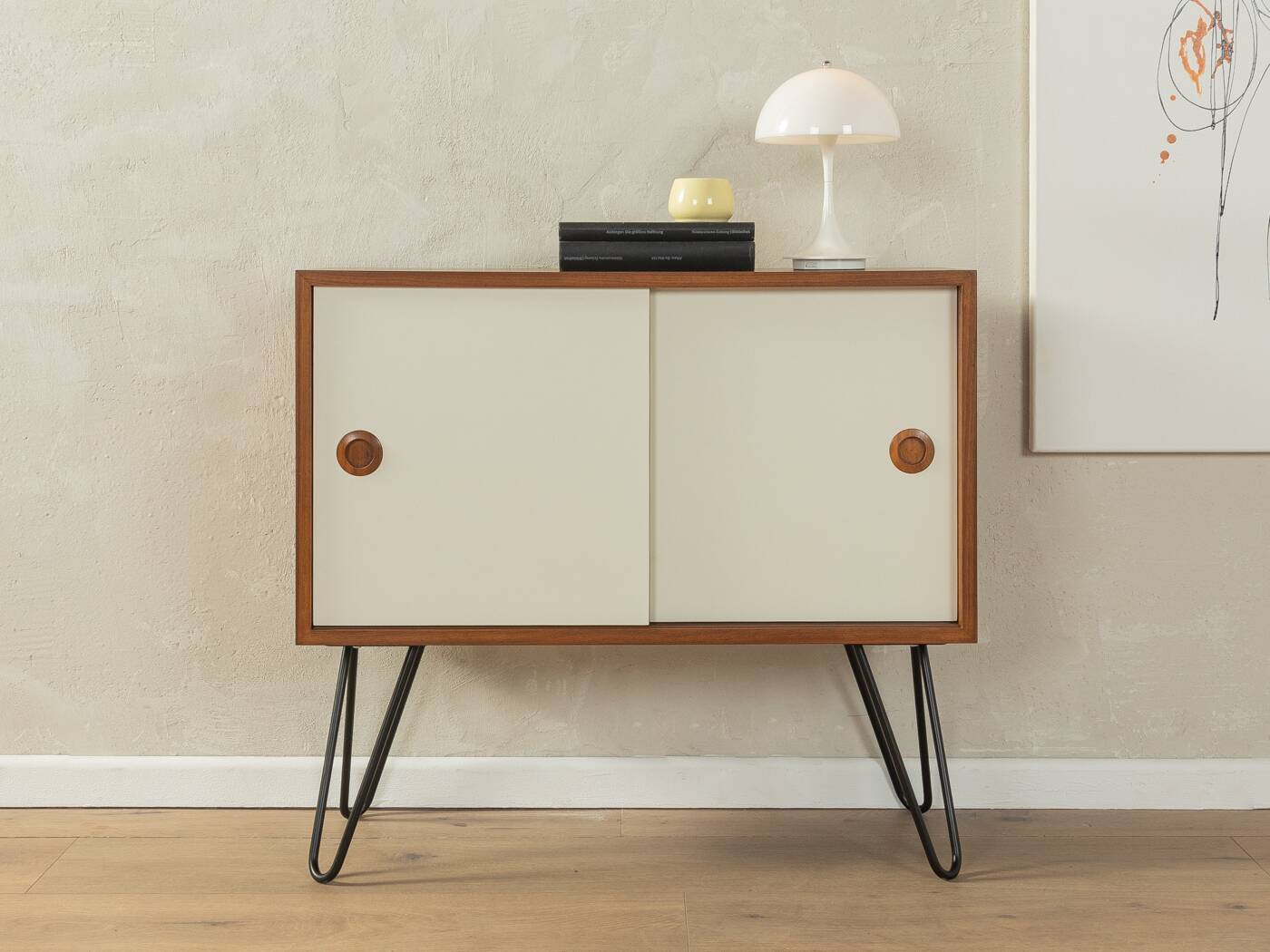 50s Dresser with Sliding Doors